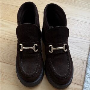Steve Madden Brown Suede Loafers Boots